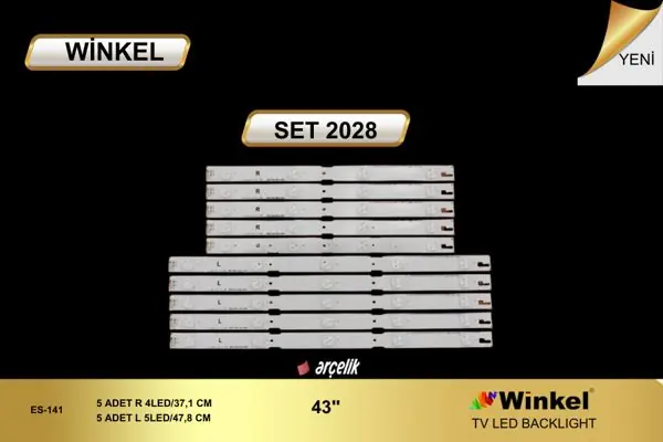 Arçelik 43 inç TV LED bar takımı Winkel SET 2028