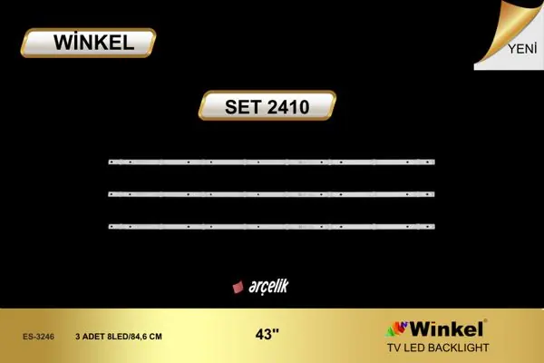 Arçelik 43 inç TV LED bar takımı Winkel SET 2410