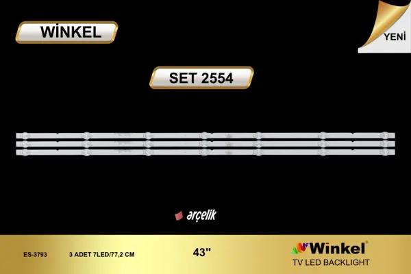 Arçelik 43 inç TV LED bar takımı Winkel SET 2554