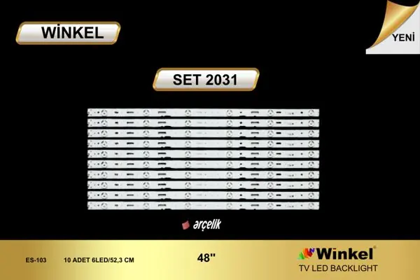 Arçelik 48 inç TV LED bar takımı Winkel SET 2031