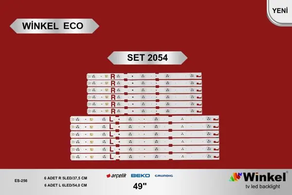 Arçelik 49 inç TV LED bar takımı Winkel Eco SET 2054