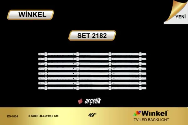 Arçelik 49 inç TV LED bar takımı Winkel SET 2182