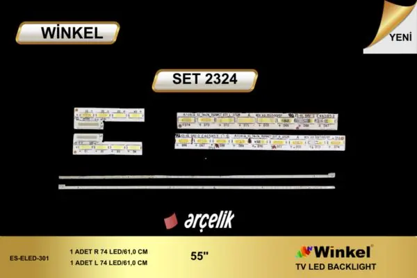 Arçelik 55 inç TV LED bar takımı Winkel SET 2324