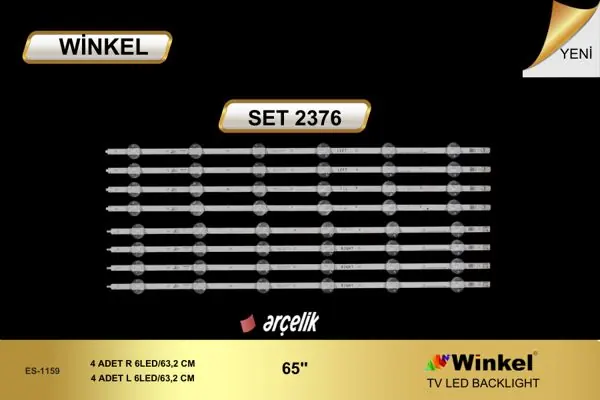 Arçelik 65 inç TV LED bar takımı Winkel SET 2376