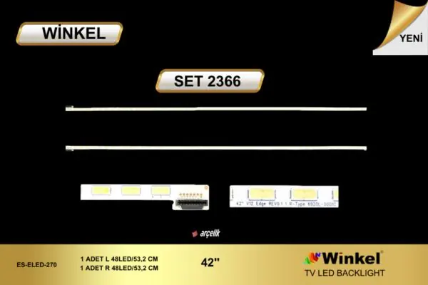 Arçelik inç TV LED bar takımı Winkel SET 2366