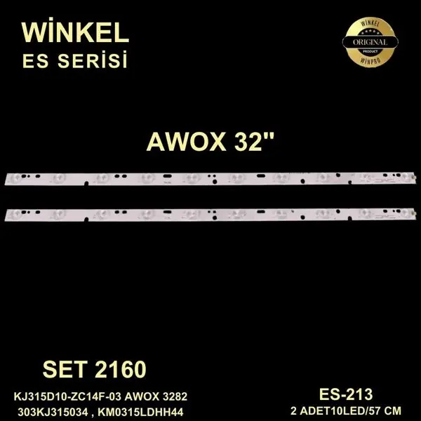 Awox 32 inç TV LED bar takımı Winkel SET 2160