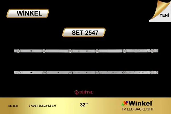 Dijitsu 32 inç TV LED bar takımı Winkel SET 2547
