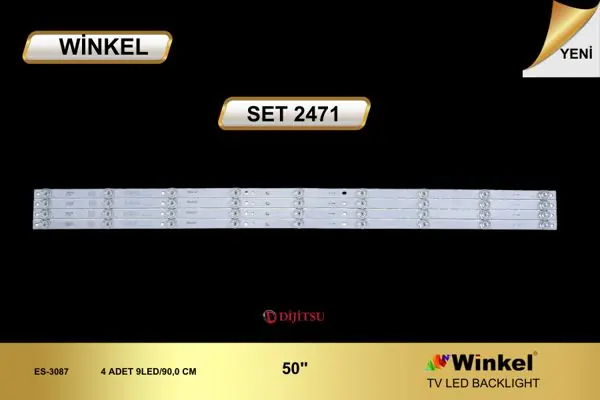 Dijitsu 50 inç TV LED bar takımı Winkel SET 2471