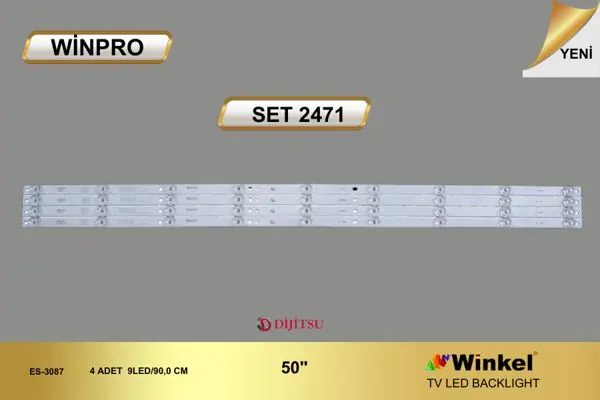 Dijitsu 50 inç TV LED bar takımı Winpro SET 2471