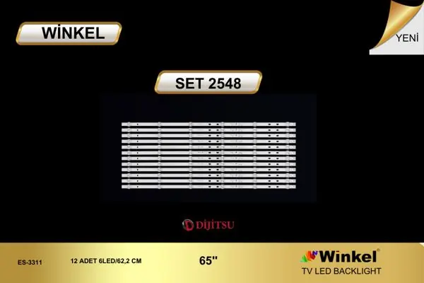 Dijitsu 65 inç TV LED bar takımı Winkel SET 2548