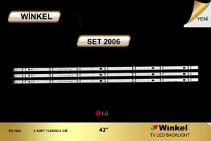 LG 43 inç LED bar takımı Winkel SET 2006