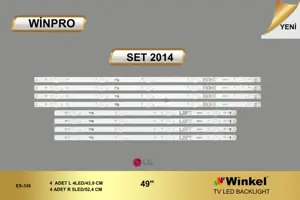 LG 49 inç LED bar takımı Winpro SET 2014