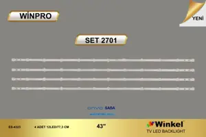 Onvo 43 inç LED bar takımı Winpro SET 2701