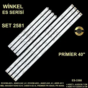 Premier 40 inç LED bar takımı Winkel SET 2581