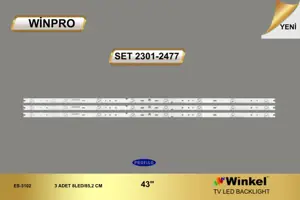 Profilo 43 inç LED bar takımı Winpro SET 2301-2477