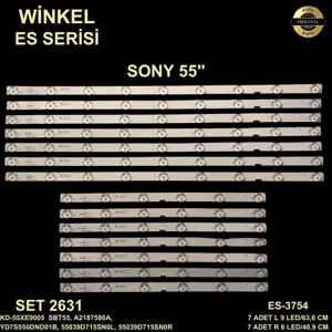 Sony 55 inç LED bar takımı Winkel SET 2631