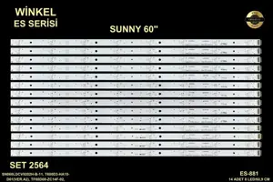 Sunny 60 inç LED bar takımı Winkel SET 2564