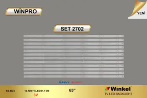 Sunny 65 inç LED bar takımı Winpro SET 2702