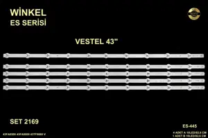 Vestel 43 inç LED bar takımı Winkel SET 2169