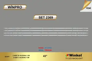 Vestel 43 inç LED bar takımı Winpro SET 2369