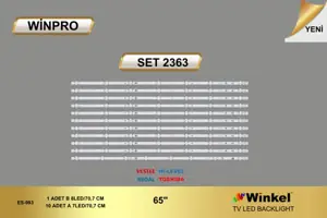 Vestel 65 inç LED bar takımı Winpro SET 2363