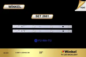 Yumatu 22 inç LED bar takımı Winkel SET 2661
