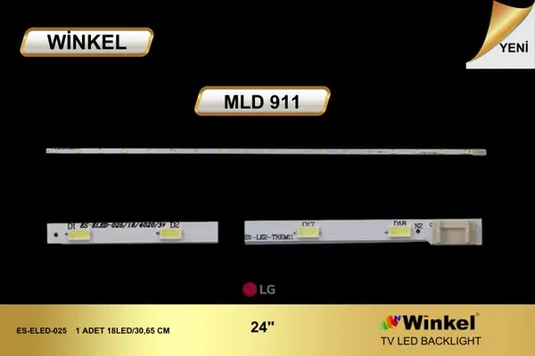 LG 24 inç TV LED bar takımı Winkel MLD 911