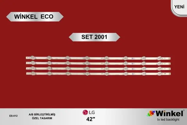 LG 42 inç TV LED bar takımı Winkel Eco SET 2001