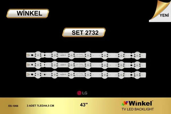 LG 43 inç TV LED bar takımı Winkel SET 2732