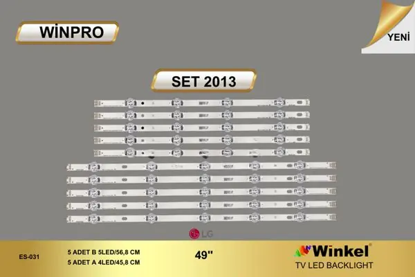 LG 49 inç TV LED bar takımı Winpro SET 2013