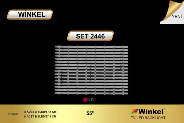 LG 55 inç TV LED bar takımı Winkel SET 2446