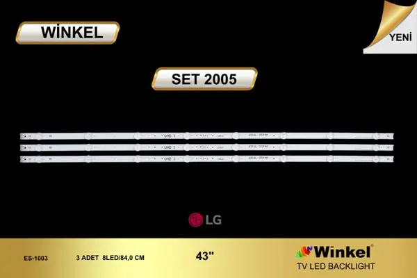 LG inç TV LED bar takımı Winkel SET 2005