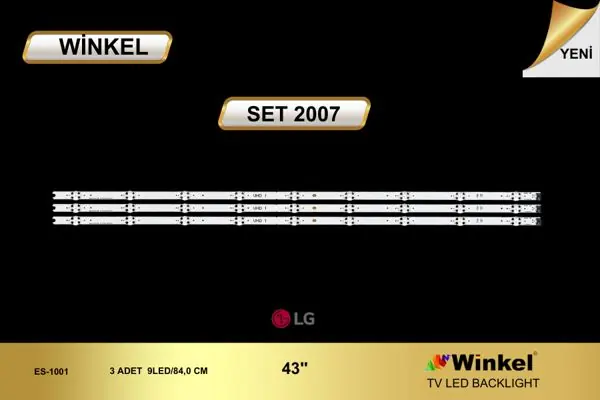 LG inç TV LED bar takımı Winkel SET 2007