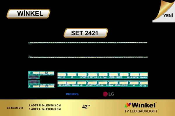Philips 42 inç TV LED bar takımı Winkel SET 2421-2202