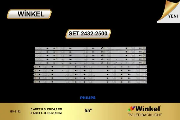 Philips 55 inç TV LED bar takımı Winkel SET 2432-2500