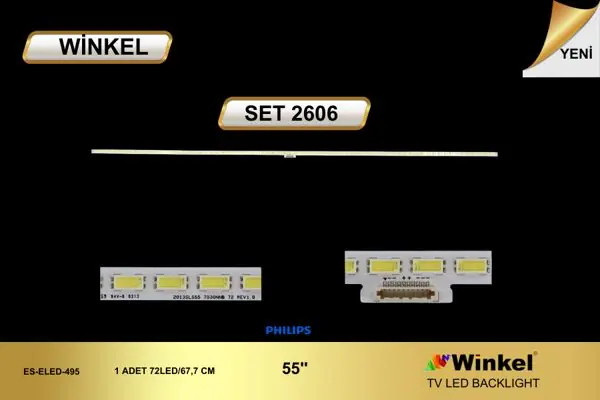 Philips 55 inç TV LED bar takımı Winkel SET 2606