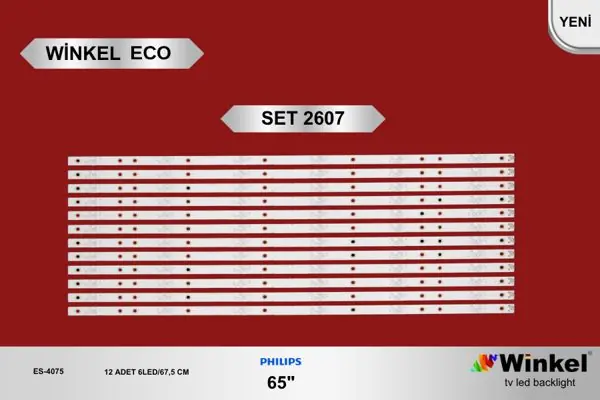 Philips 65 inç TV LED bar takımı Winkel Eco SET 2607