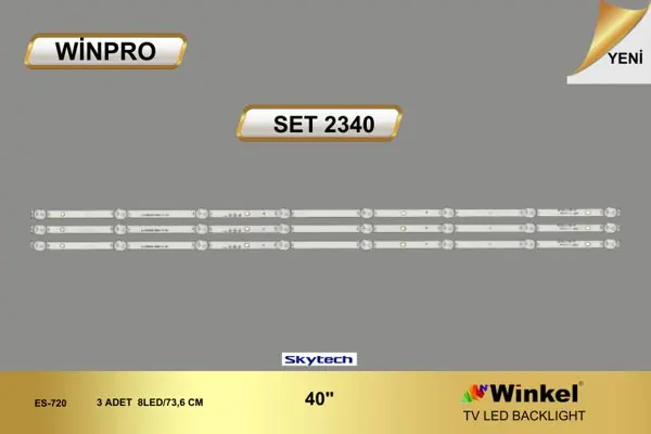 Skytech 40 inç TV LED bar takımı Winpro SET 2340