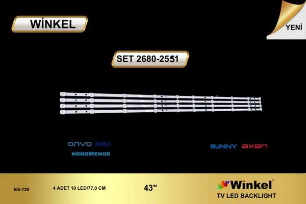 Sunny 43 inç TV LED bar takımı Winkel SET 2680-2551