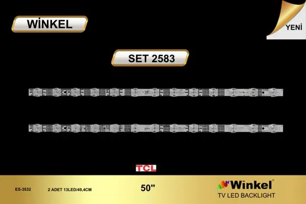 TCL 50 inç TV LED bar takımı Winkel SET 2583