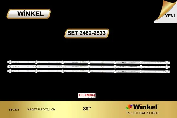 Telenova 39 inç TV LED bar takımı Winkel SET 2482-2533