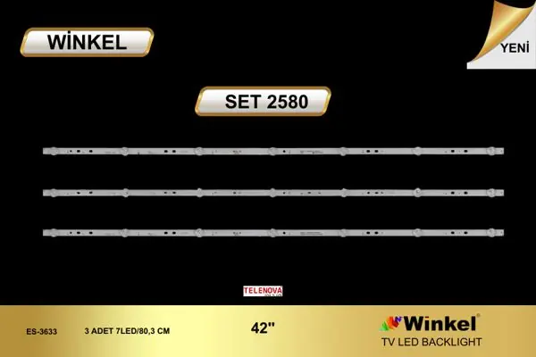 Telenova 42 inç TV LED bar takımı Winkel SET 2580