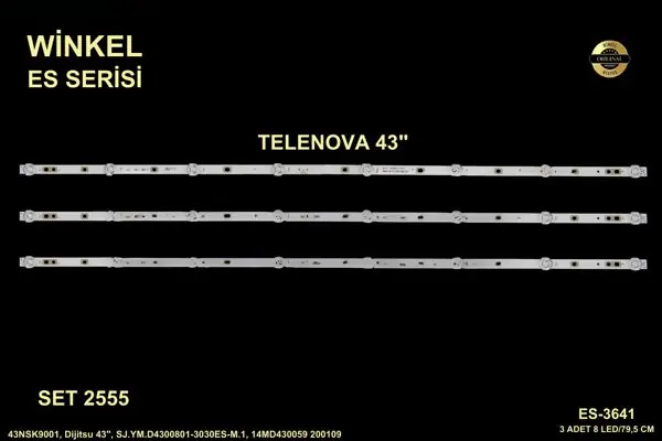 Telenova 43 inç TV LED bar takımı Winkel SET 2555