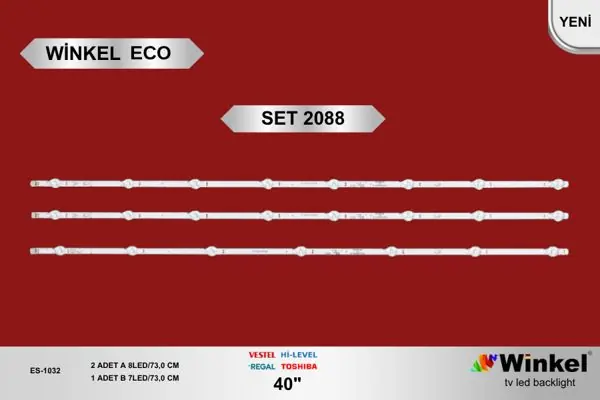 Vestel 40 inç TV LED bar takımı Winkel Eco SET 2088