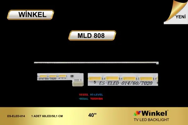 Vestel 40 inç TV LED bar takımı Winkel MLD 808