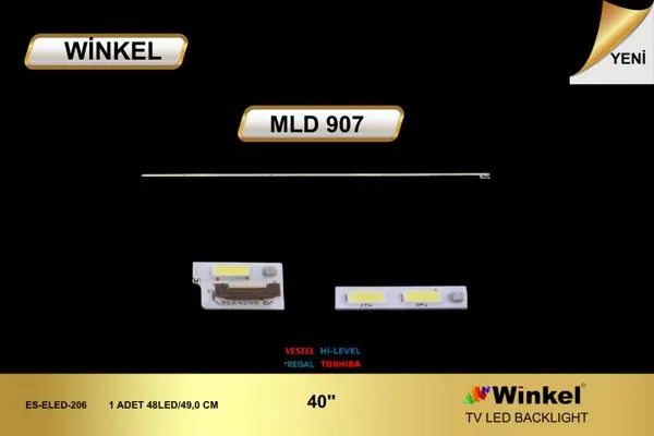 Vestel 40 inç TV LED bar takımı Winkel MLD 907