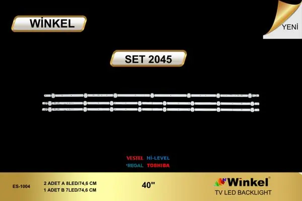 Vestel 40 inç TV LED bar takımı Winkel SET 2045