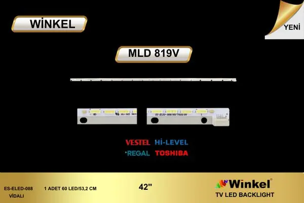 Vestel 42 inç TV LED bar takımı Winkel MLD 819V