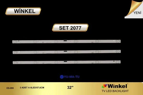 Yumatu 32 inç TV LED bar takımı Winkel SET 2077